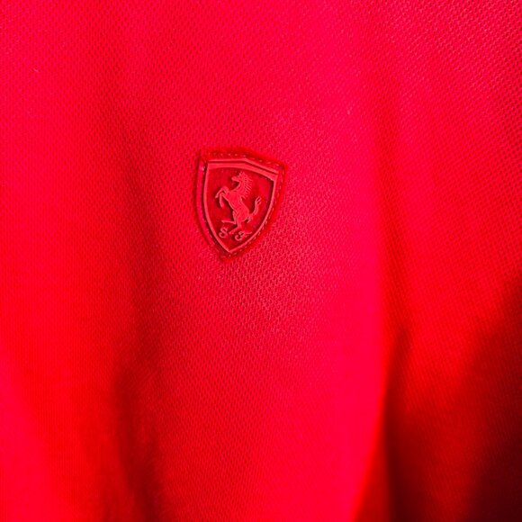 Scuderia Ferrari Men's True Red Crewneck Sweater Sweatshirt Formula 1 - Picture 6 of 8